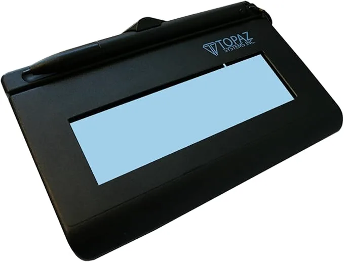 Topaz SignatureGem LCD 1x5 T-LBK462-HSX-R High-Performance USB