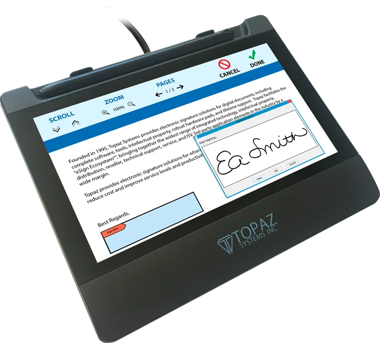How GemView Tablet Displays Secure Seamless Digital Signatures for Australian Industries
