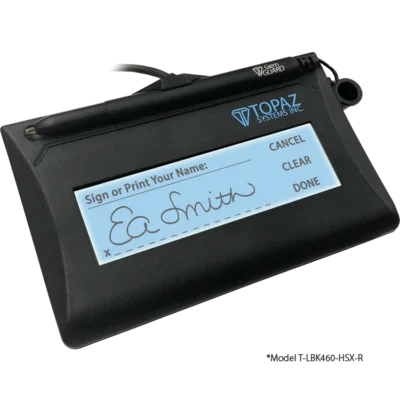 Topaz SigLite LCD 1x5 T-LBK460-HSB-R USB Backlit
