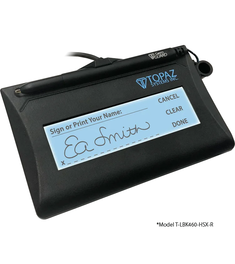 Topaz Signature Pads