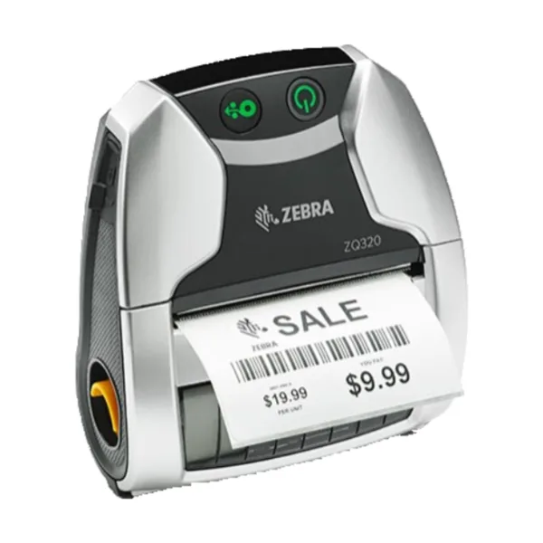 Zebra ZQ320 Receipt and Label Mobile Printer - Indoor Use Bluetooth/ WiFi Connection