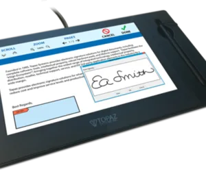 Topaz Gemview Signature Terminal 10 Inch Display TD-LBK101VA-USB-R