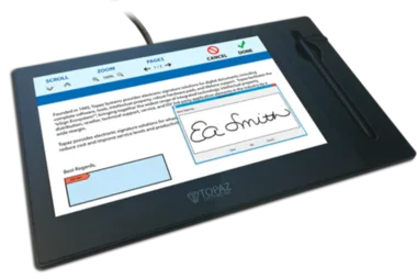 Topaz Gemview Signature Terminal 10 Inch Display TD-LBK101VA-USB-R