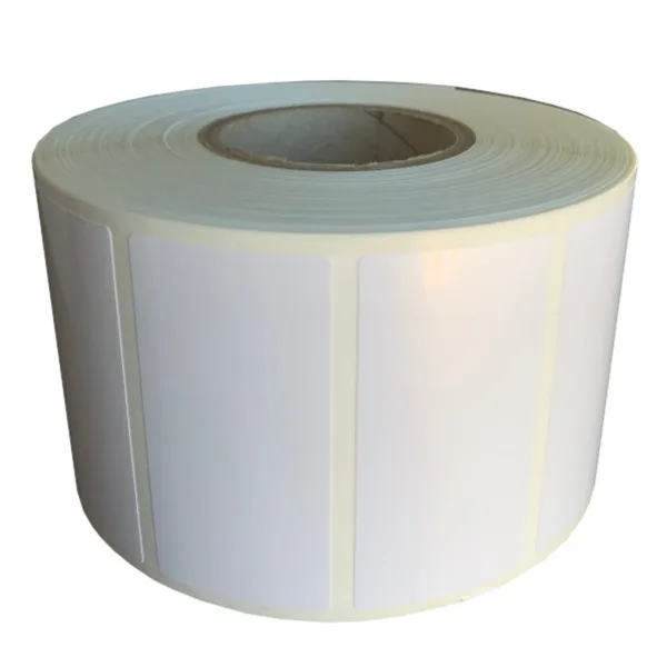 50mm x 25mm TT White Polyester Roll Labels