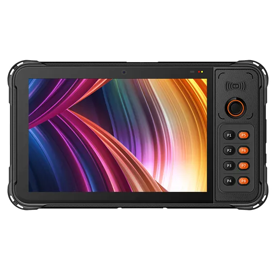 UROVO P8100 RUGGED 8" ANDROID TABLET 1D/2D 4G BT WIFI GPS