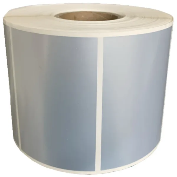 76mm X 50mm TT Metallised Polyester Roll Labels