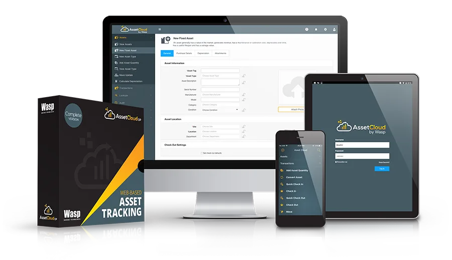 Wasp AssetCloudOP Basic Software (5 Users)- One off Pricing