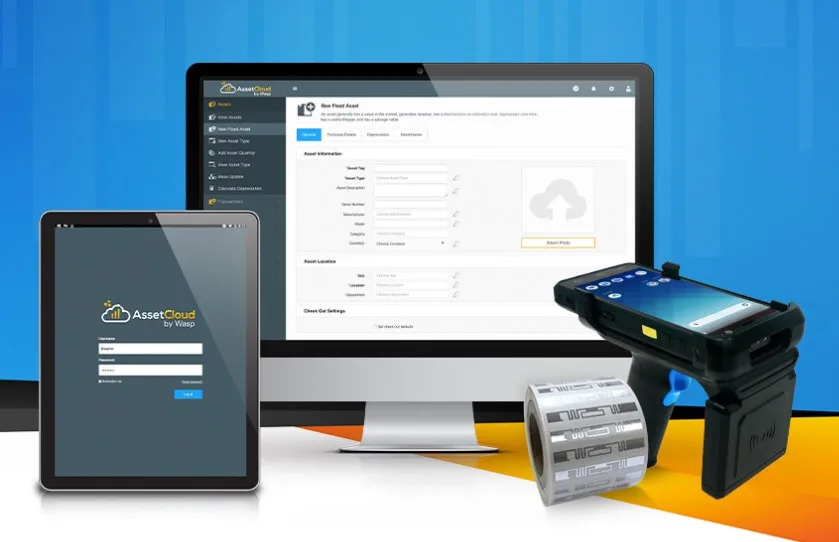 Wasp Asset Cloud Complete + AssetCloud-RFID, (5 Users, 1 Year Subscription)