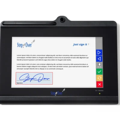Stepover DuraSign10 inch next generation (NG) signature pad