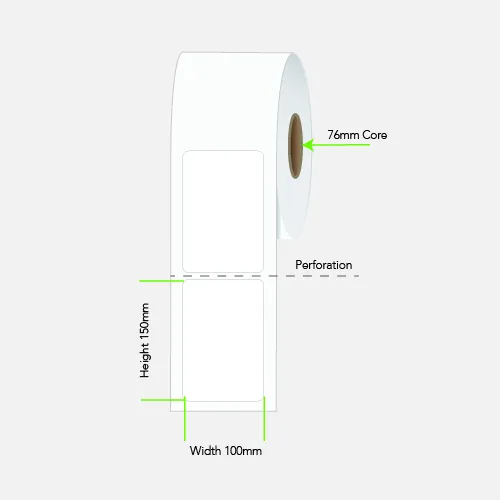 LABEL DIR THERM PERM 100X150 1AC 1000/R 76MM